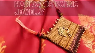 Trending Fabric jewelry using leftover cloths|| Best out of waste || periwinkle TV