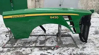 Ремонт капота Джон Дир 8430 (John Deere 8430 hood repair)