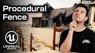 Create a Fence using Procedural Content Generation - Unreal Engine 5 PCG Spline Tutorial