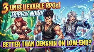 Top 3 Games Like Genshin Impact for LOW END Devices! 😱 (Smooth Gameplay) 🚀