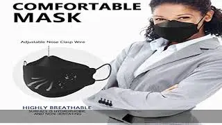 LEVENIS KN95 Face Masks 100 Pack, Breathable Comfortable and Disposable KN95 Mask, Black