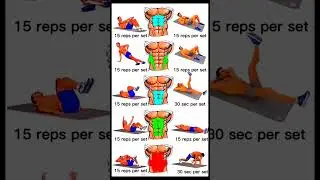 Effective Six-Pack Exercises For Home #shorts #biceps #triceps #gymworkout #workoutforabs #sixpack