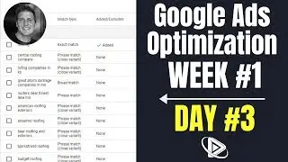 Google Adwords Optimization Day #3 - Negative Keywords