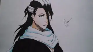 How to Draw Kuchiki Byakuya
