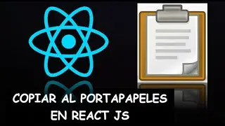 Cómo Copiar al Portapapeles en React JS || Tutorial en Español