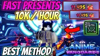The *BEST* Presents Farm Method In Anime Vanguards Update 3!