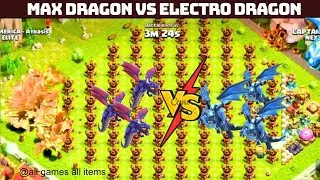 _Electro_Dragon_vs._Giant_Gold_Dragon__Clash_of_Clan_Air_Defense_Battle!#coc_#youtubefee