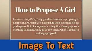 How to convert image to text just in one minute
