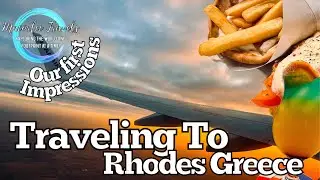 Traveling to Rhodes Greece Day 1 Vlog 🌍 From the airport to Caves, Beaches and Drinks!🌍
