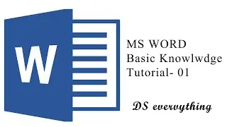 Basic knowledge of MS Word Tutorial (Shortcut Keys) - 01