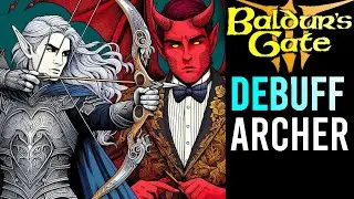 Baldurs Gate 3 Debuff Archer SOLO Raphael (Tactician Difficulty)
