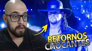 EU AMO ISSO! Reagindo a WWE TOP 40 Shocking Returns