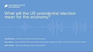 What will the US presidential election mean for the economy?