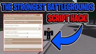 The Strongest Battlegrounds Script GUI / Hack (FREE GAMEPASS, AUTOFARM, AND MORE) *PASTEBIN*