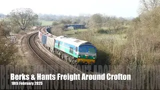 Berks & Hants Freight Around Crofton 18.02.25 - 4K