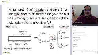 Primary 5 and Primary 6 Maths Problem Solving Strategies (Fractions, Ratio, Percentage) - Part 2