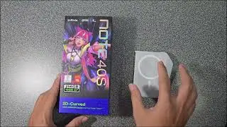 Unboxing Infinix Note 40S 8 256GB 3D Curved Black Bonus wireless powerbank