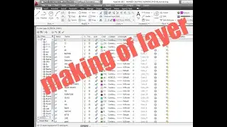 how to make and manage layers in autocad