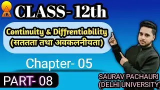 Continuity and differentiability| BY SAURAV PACHAURI | 