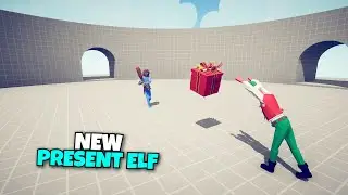 NEW PRESENT ELF VS EVERY UNITS - Totally Accurate Battle Simulator TABS
