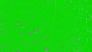 editing meterials=Water drop on screen green screen vedio