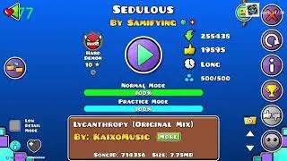 [HARD DEMON] SEDULOUS 100% [ON STREAM]