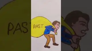 past 💔 #shorts #drawingskill #drawing #art