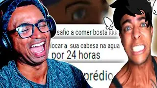 LENDO OS COMENTÁRIOS DO ZOIO (os piores desafios) @SaikoJoga #react