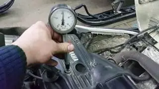 Замер компрессии на YAMAHA VIKING  540, с пробегом 10.000 км