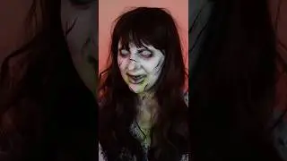 The Exorcist PERFECT LOOP 😳😱 #makeup #sfxmakeup #horror #reganmacneil #creativemakeup #halloween