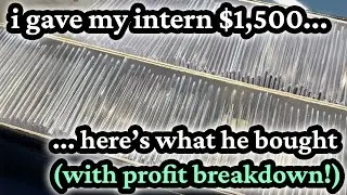I Gave My Intern $1,500 To Buy Rare Coins - Unboxing & Recap (How Much $ He Made / Lost)