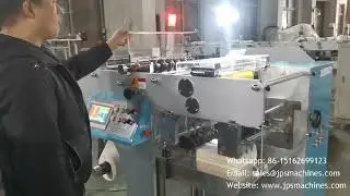 JPS-330ZD Self-adhesive Label Paper Roll Fan Folder Machine to Sweden ( CE Safety Standard)