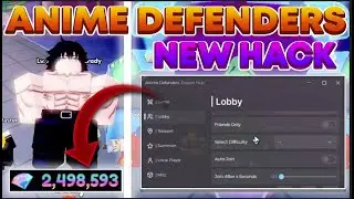 NEW Roblox Anime Defenders Script Hack FASTEST Auto Farm  Infinite Rerolls  PASTEBIN 2025