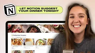 Simple Notion Setup for Meal Planning (& free template)