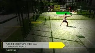 How to block the Bandeja with the volley. Attacking the net player