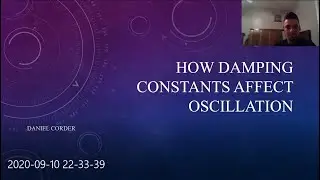 How Damping Constants Affect Spring Oscillations