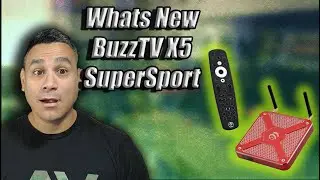 Whats New BuzzTV X5 SuperSport AndroidTV