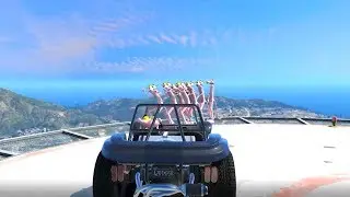 GTA 5 Pink Panther Mod Stunts (euphoria physics)