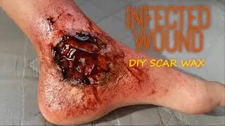 HOW TO MAKE EASY WOUND USING DIY SCAR WAX | SPECIAL EFFECTS MAKEUP TUTORIAL FOR BEGINNERS