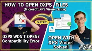 How to Open OXPS Files (Microsoft XPS Viewer)