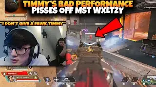 MST WXLTZY Goes OFF on Timmy After Poor ALGS LAN Scrims Performance