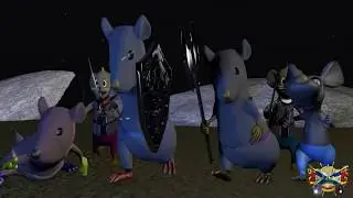 Как мыши с кошкой воевали!