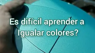 Es difícil aprender a igualar colores?