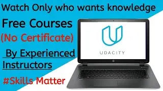 Udacity Free Courses -Experienced Instructors | Improve Skills