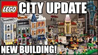 LEGO City Update! Placing Assembly Square, Minifigs, and BIG Upgrades!