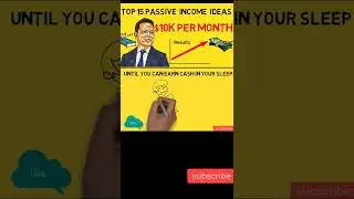 Passive Income Ideas #shorts #youtubeshorts