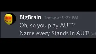 Oh, so you play A Universal Time?Name every Stands