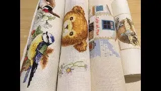 #21. Финиши и процессы Апрель и Май 2019. Вышивание крестом.