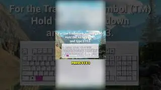 How To Type and Insert Trademark TM, Registered (R) and Copyright (C) Symbols On Windows 