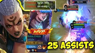 THE MOST AGGRESSIVE HILDA ROAM YOU'LL EVER SEE! 101% AGGRESSIVENESS! | HILDA BEST BUILD AND EMBLEM
